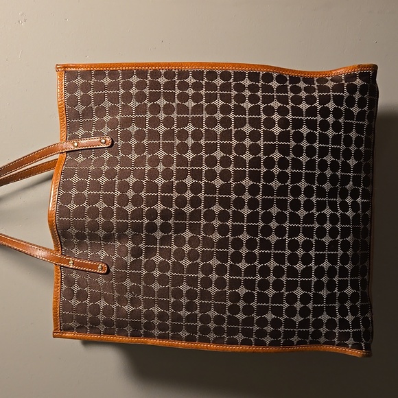 Kate Spade Brown Tote with Red Stripe - Picture 5 of 12